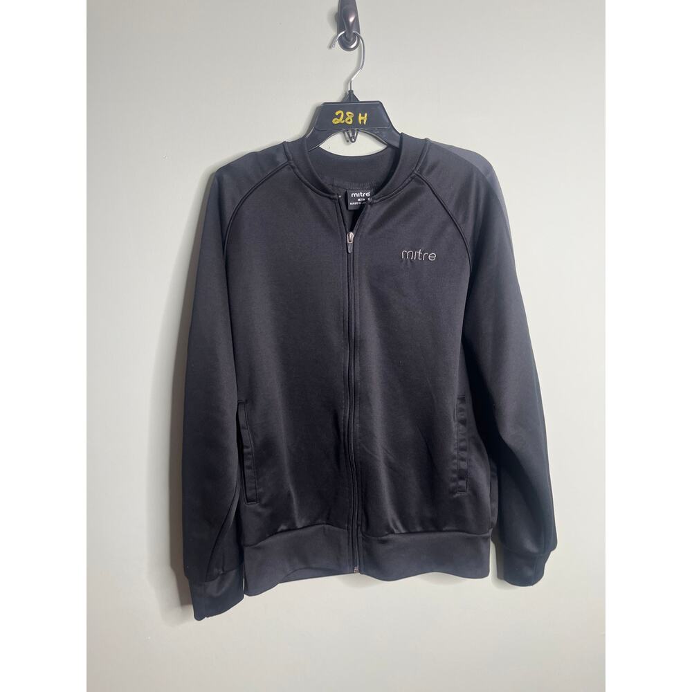 Mitre Black Full Zip Mens Performance Jacket Medium